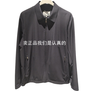 FJ2553112 九牧王专柜2025秋冬款男修身商务免烫行政翻领夹克