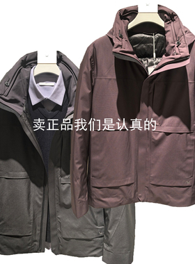 SD1563812九牧王专柜正品2025秋冬新款男休闲鹅绒羽绒服SD1563842