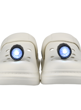 户外鞋灯2个装热卖可充电版Headlights for Croc洞洞鞋灯可防水