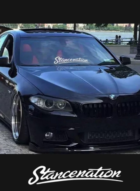 车永佳 stancenation汽车潮流jdm玻璃下挡贴纸后窗反光膜拉花