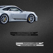 车永佳 保时捷911车身PET改色膜改装 贴纸718车门侧裙拉花
