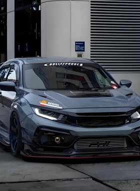 车永佳 bulletproof automotive改装拉花汽车前挡玻璃压头贴纸