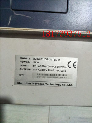 拆机变频器MD320T11GB-XC-SL-11 11KW 380V测试包好 质量保证
