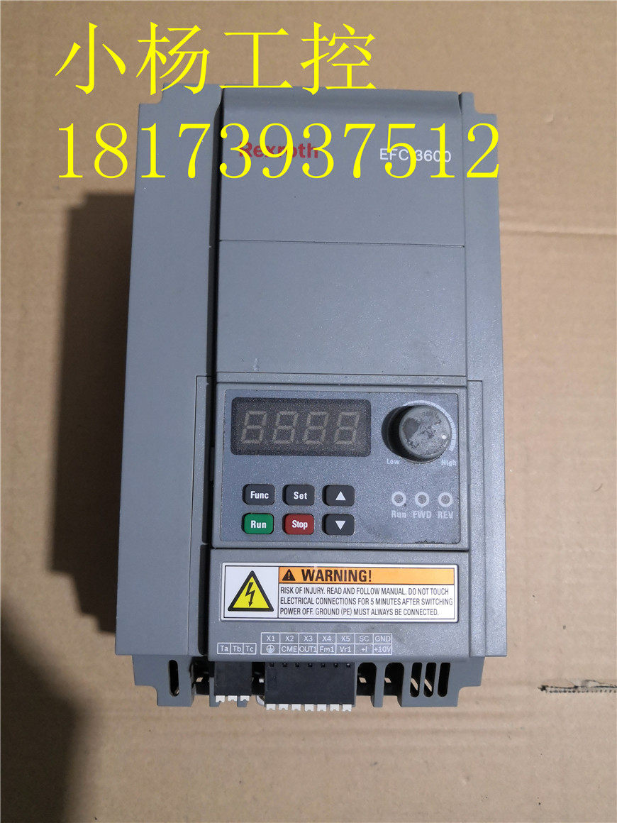 正品拆机变频器EFC3600-4K00-3P4-MDA-7P-NNNN 4KW380V成色靓包好