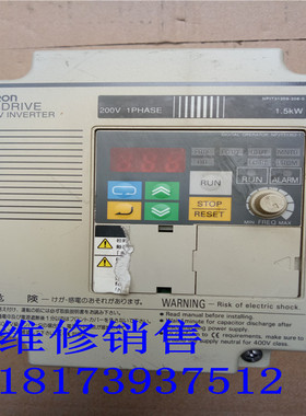 原装拆机欧姆龙变频器3G3JV-AB015 220V 1.5KW现货 实图 测试包好