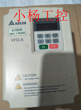 二手台达变频器VFD007A21A 0.75KW 220V实物拍摄 质量保证现货