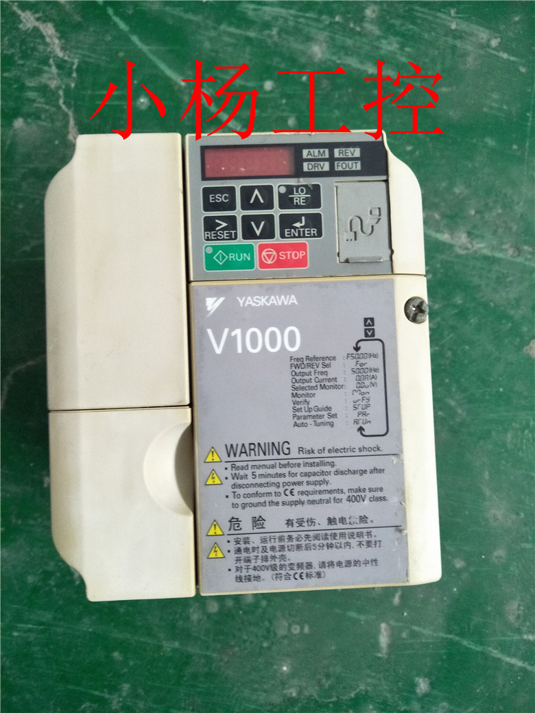 拆机安川变频器CIMR-VB4A0004BBA 0.75KW/1.5KW 380V 质量包好