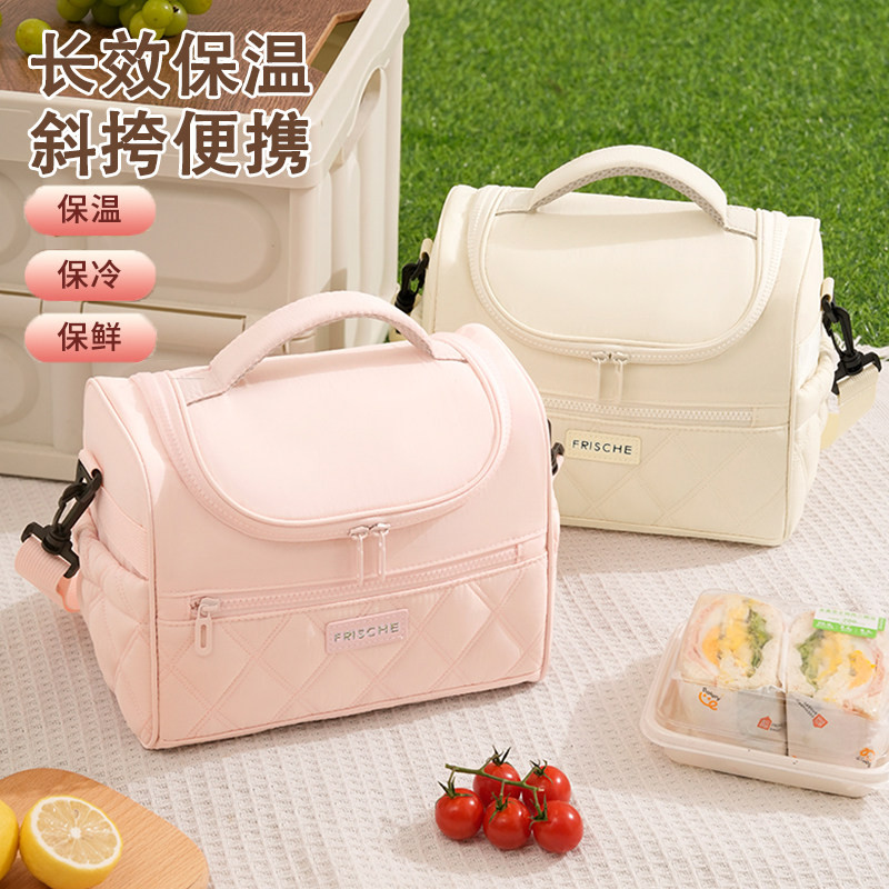高品质保温饭盒袋上班上学图片