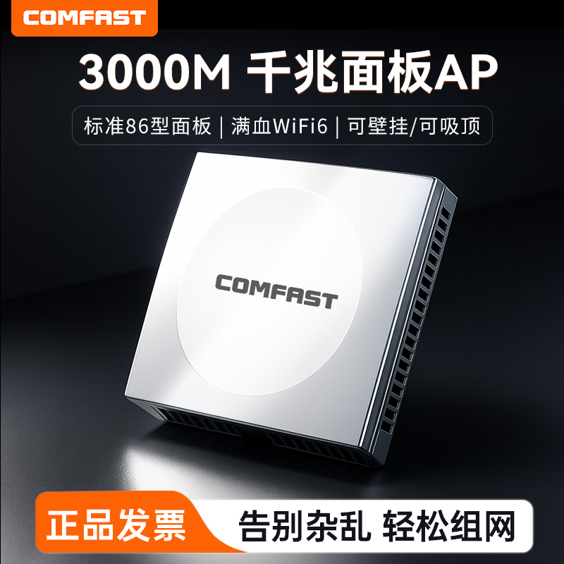 COMFAST双频千兆室内面板AP
