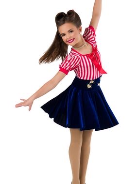 儿童幼儿成人舞蹈服海军水手服女演出服现货20835