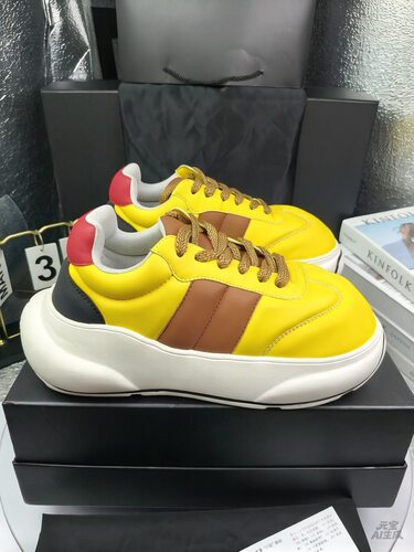 明星同款墩墩鞋潮流时尚休闲男女厚底增高板鞋百搭面包鞋大码情侣