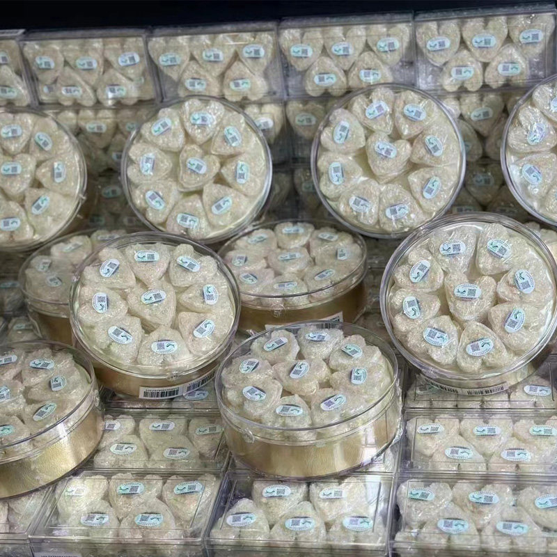 印尼进口溯源码爱心囊丝燕饼心形肉丝燕碎送女朋友老婆情人节礼物