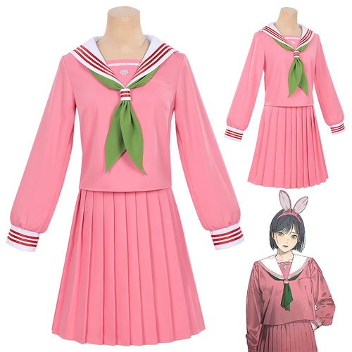 寂静岭fcos服深水雏子粉色戎之丘中学校服同款水手服cos服游戏c服