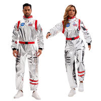 Halloween cosplay astronaut costumes, astronaut jumpsuits, spacesuits, festival party role-playing costumes thumbnail 5