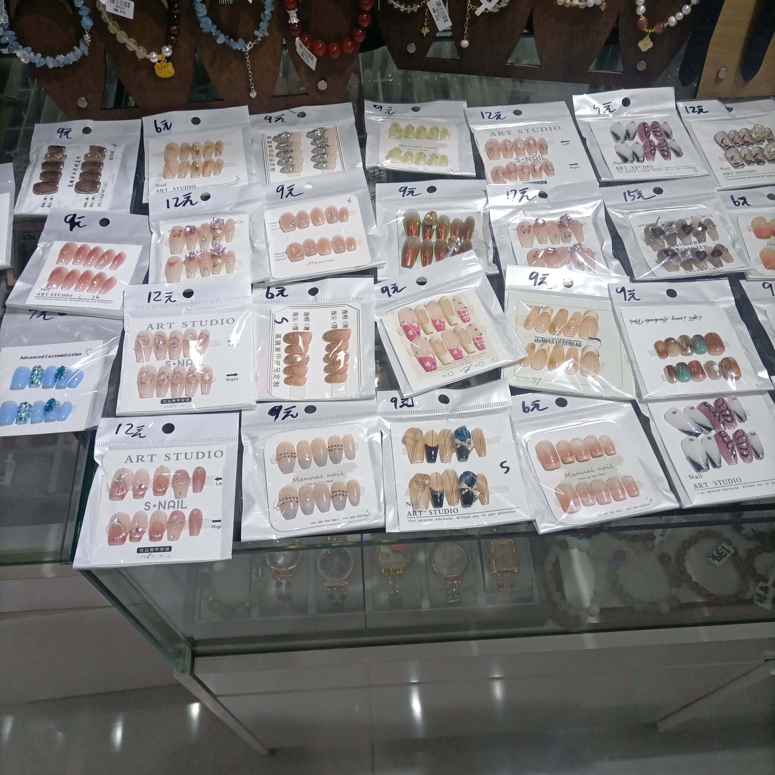 穿戴甲系列S码6包一份盲袋默认微瑕介意勿拍