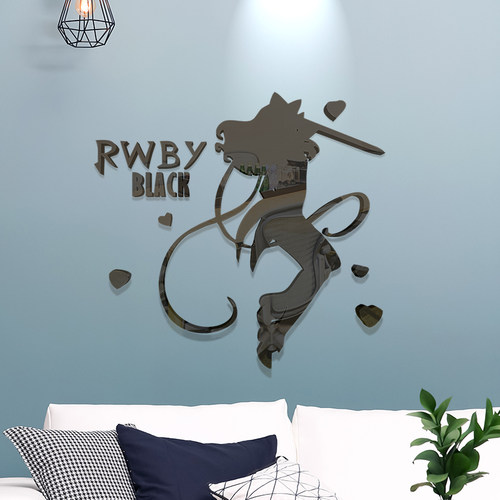 立体床头亚克力海报墙壁贴纸