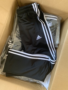黑白直筒裤 透气裤 男女同款 春秋季 运动休闲长裤 Adidas阿迪达斯新款