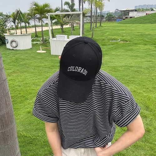 高版本字母棒球鸭舌帽子男女学院