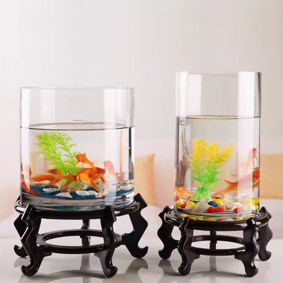 创意客厅金鱼缸玻璃水族