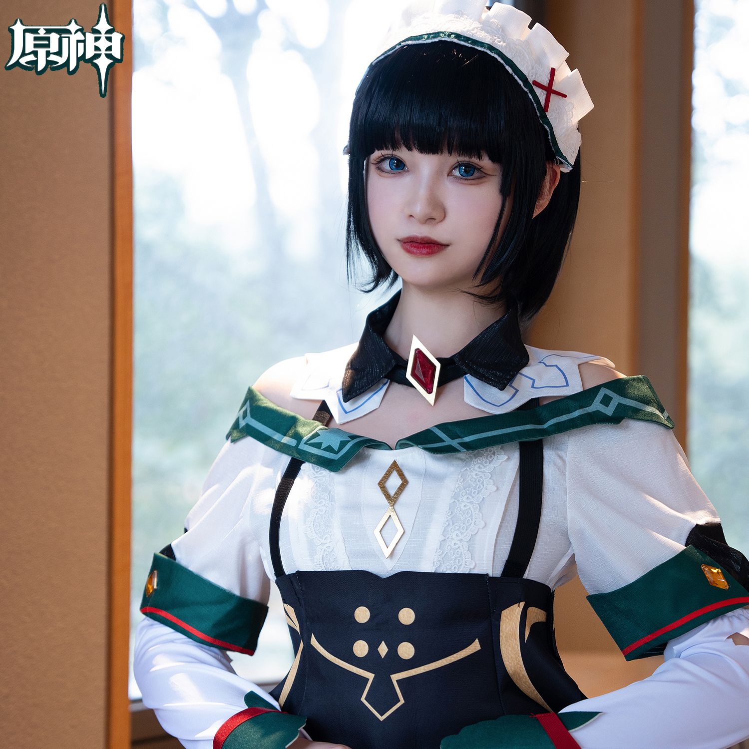原神cos服凯瑟琳女仆装pl