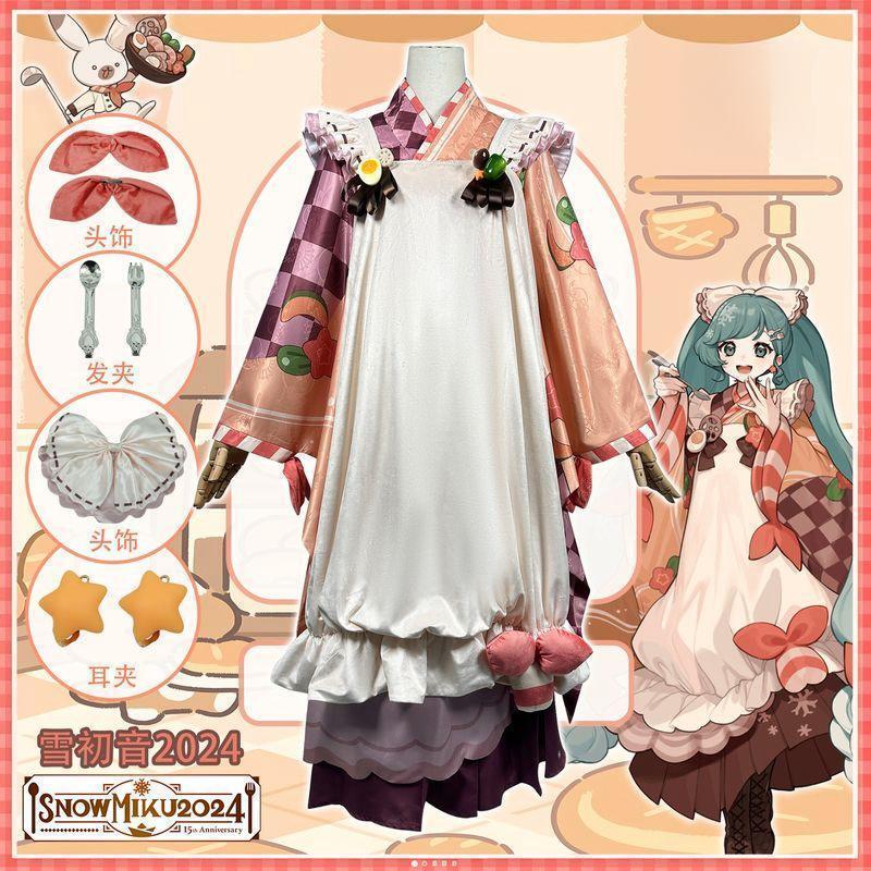 初音未来cos服雪2024可爱