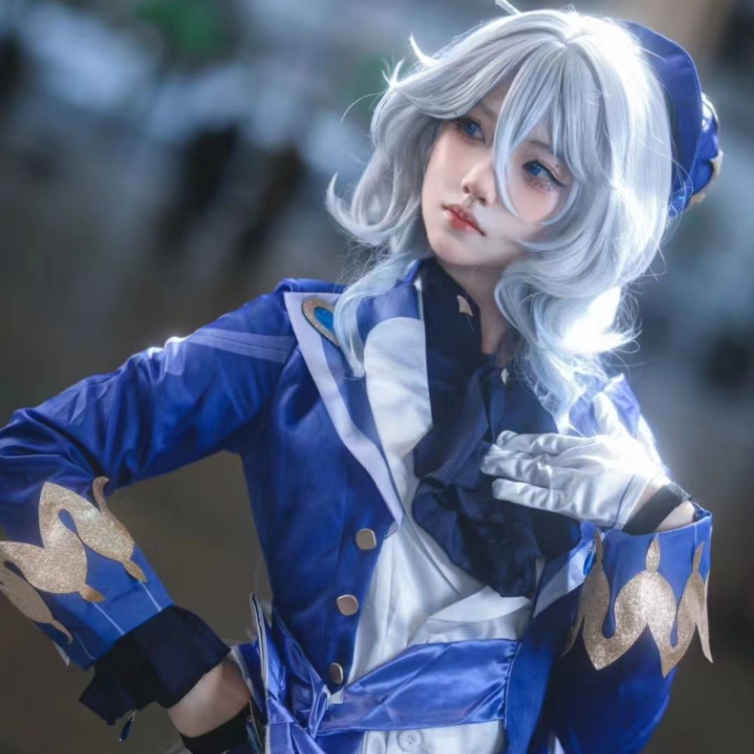 原神cos服枫丹水神芙宁娜