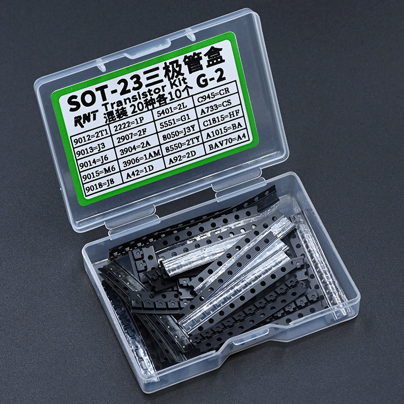 常用贴片三极管样品包SOT-23 20种各10个 s8050 9012 3906 A733