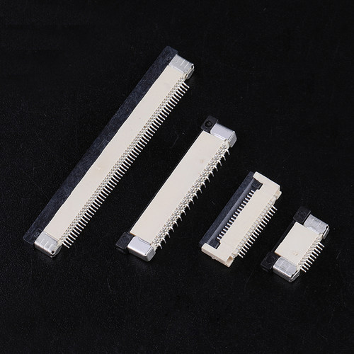 FPC/FFC连接器插座0.5/1.0mm间距上下接翻盖立贴 4/6/8/10/20~60P