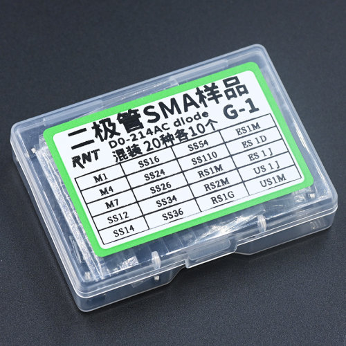 SMA肖特基 快恢复/高效率二极管包20种各10个SS26 SS54 ES1M US1M
