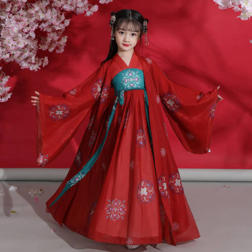 唐装薄款春夏秋季女印花汉服