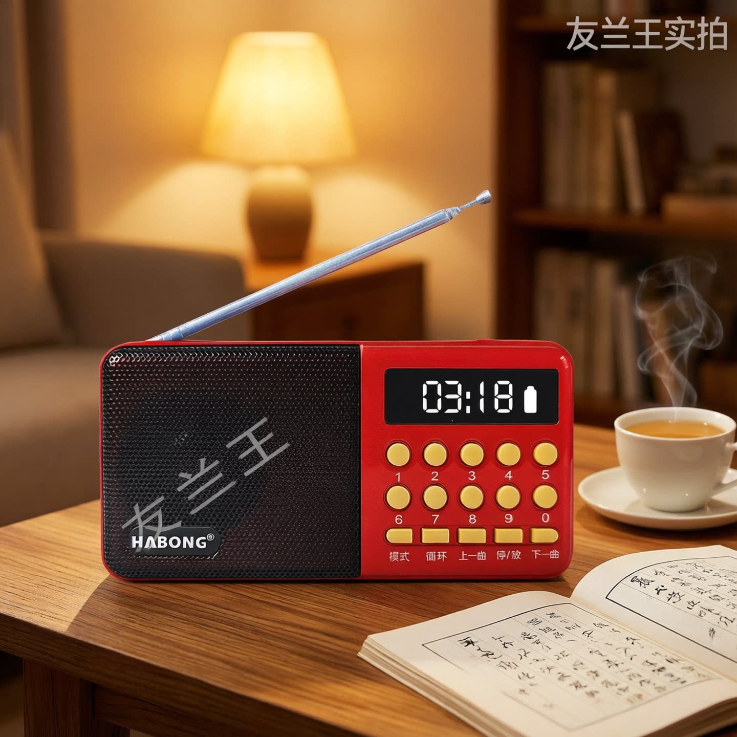 辉邦老人便携式随身听戏曲评书听书专用插卡收音机小唱戏机播放器图片