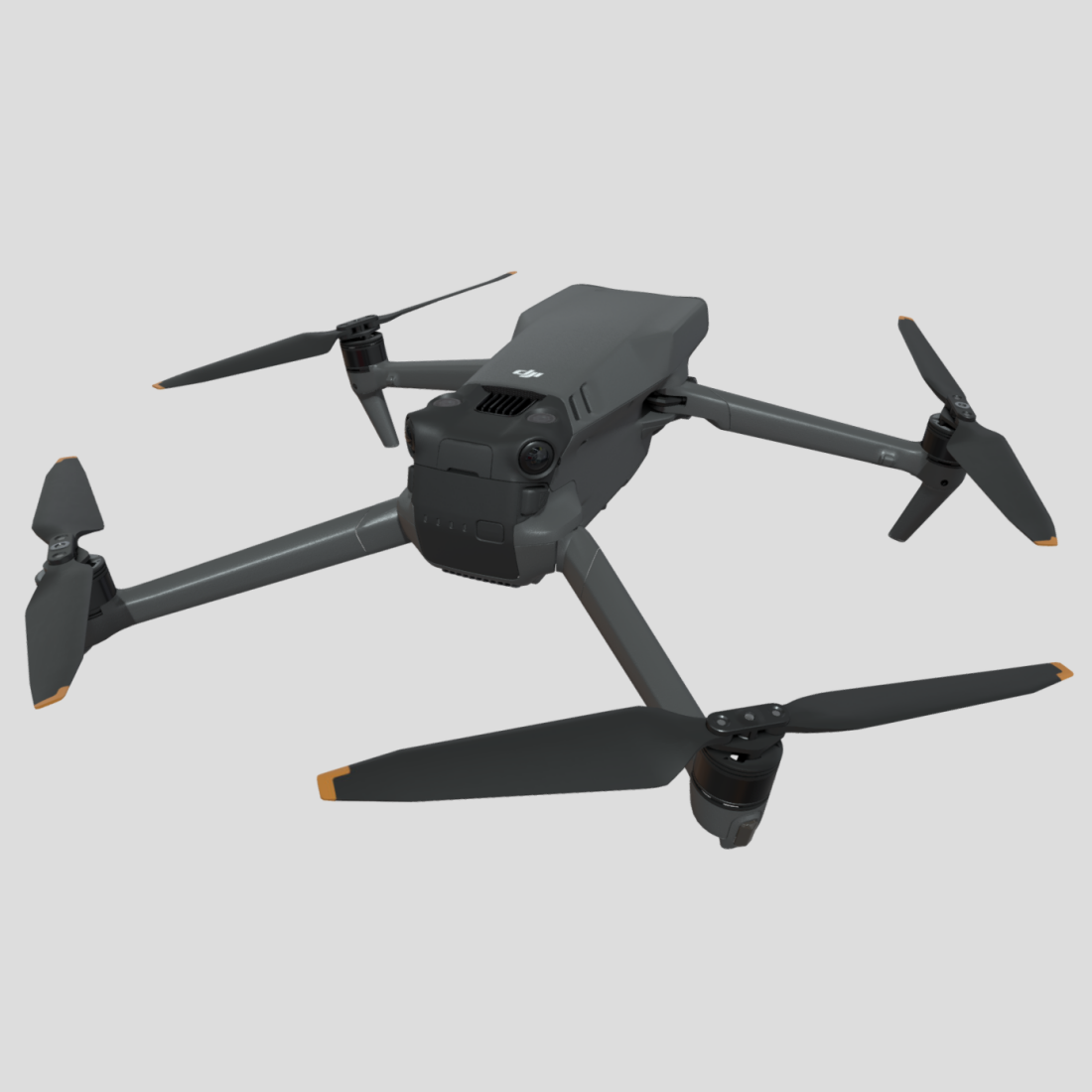 3D模型DJI Mavic 3 大疆无人机 blend原始格式/ usdz/gltf/glb