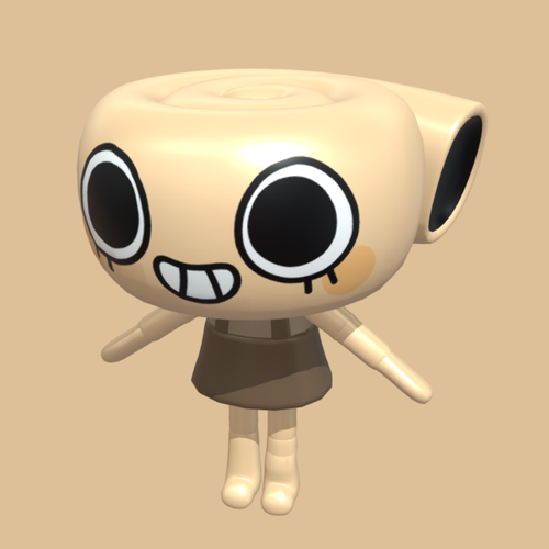 3D模型 Shelly-Dandys World丹迪世界.fbx原始格式/usdz/gltf/glb