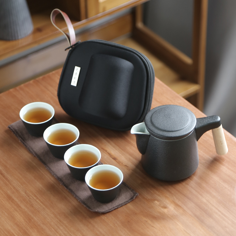 旅行茶具套装便携小包快客杯一壶四杯随身茶具伴手礼定制logo礼品在类目 餐饮具, 茶具, 功夫茶具中 - 来自Buy2taobao.com提供专业的淘宝代购服务