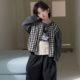 洋气百搭外穿格子马夹 男童韩版 儿童马甲2026新款 宝宝休闲坎肩春装