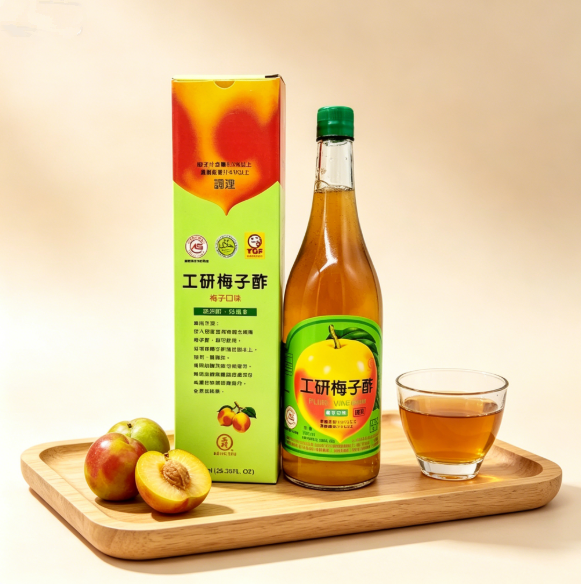 台湾原装进口 工研益寿多梅子健康醋750ML