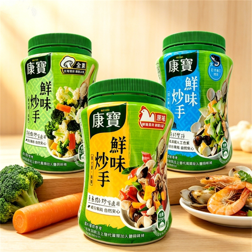 包邮 台湾进口 康宝鲜味炒手全素 原味 鲣鱼味 罐240G