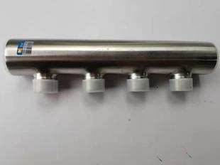 佛山日丰分水器2345678路单双头进口304不锈钢给水冷热油气分水器