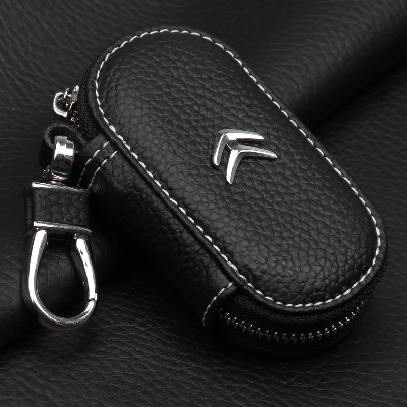 汽车真皮钥匙包雪铁龙C3XR 新世嘉C4LC2 C5 c6新款爱丽舍钥匙包套