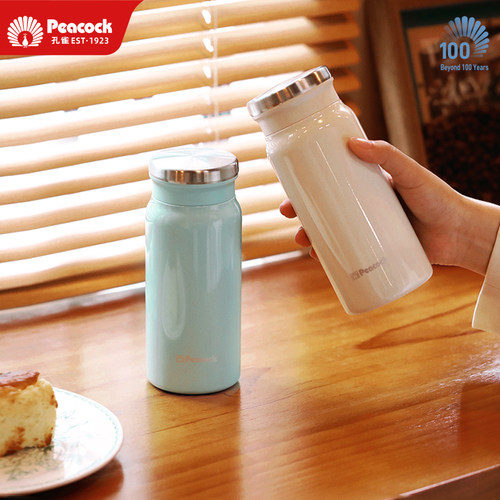 peacock日本孔雀316不锈钢随行杯