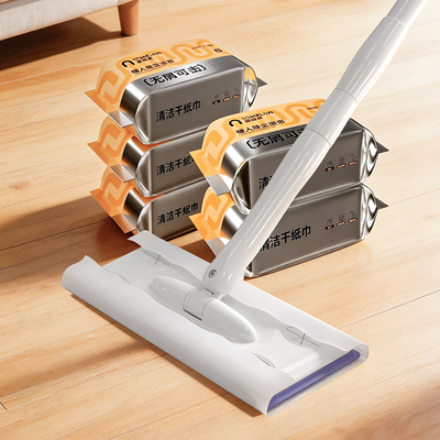 静电除尘纸拖把一次性拖布湿巾