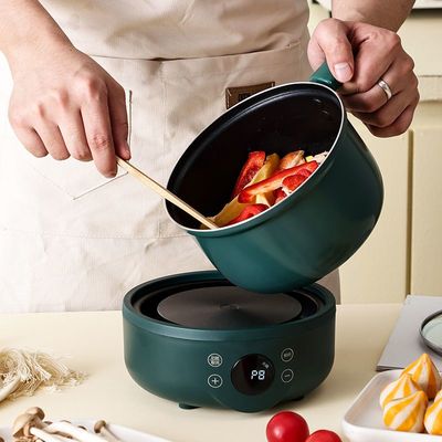 电火锅分体式电煮锅炒锅宿舍学生锅小型一人2人3人多功能家用煮面