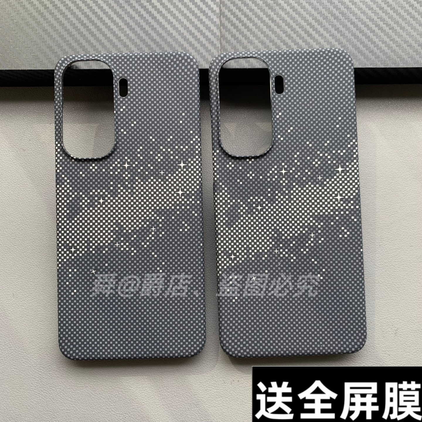 适用VIVOIQOOneo11手机壳凯夫拉碳纤维纹理iqooneo11山与星河半包硬壳超薄轻镜头大孔新款高级感保护套外壳潮