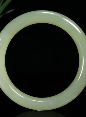 青海女款玉石内径手镯送证书