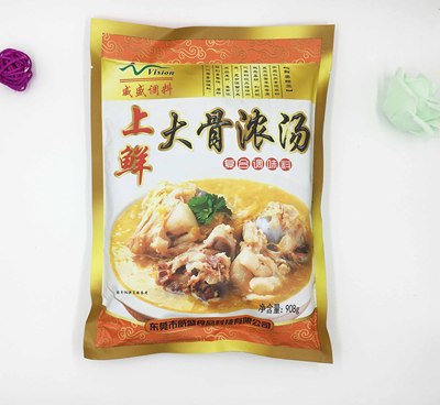 威盛食品上鲜大骨浓汤粉908g炖汤特色烤鱼骨汤类石锅鱼原味粉汤