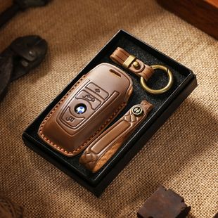 适用2012 进口宝马6系640i650i轿跑敞篷真皮汽车钥匙套包壳 17老款