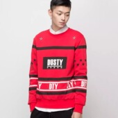 复古毛衣男 卫衣纯棉毛圈保温休闲美式 正品 折扣香港潮牌松弛感长袖