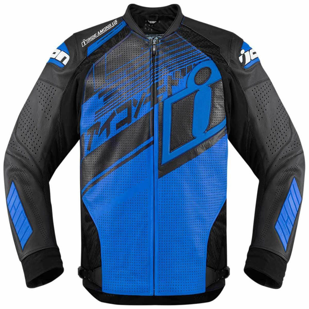 美国ICON四季摩托机车男款皮衣牛皮防摔赛车骑行服跑山压弯无规则