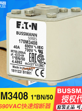 BUSSMANN保险丝170M3408-3409-3410-3411-3412-3413-3414-3415