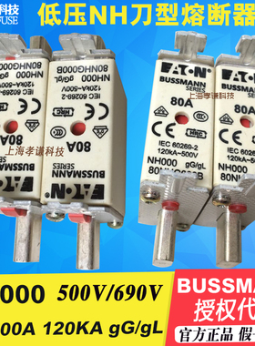 进口BUSSMANN熔断器2/4/6/10/16/20/25/32/35/40/50/63/80NHG000B